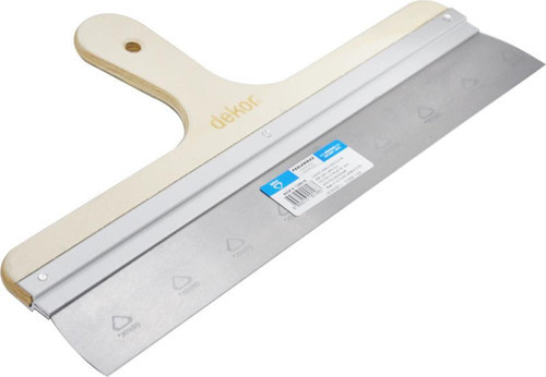 Hassan Dekor 40 Cm Eğri Saplı Ispatula Paslanmaz Çelik - 148