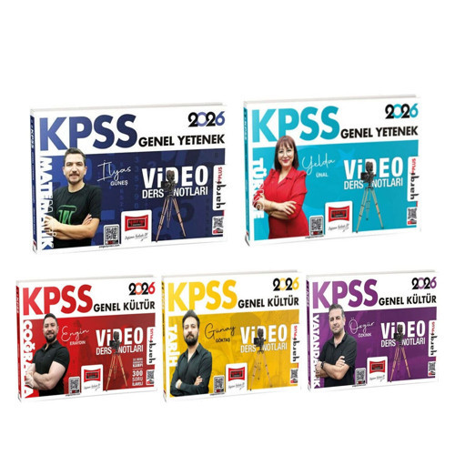 Yargı Yayınları 2026 KPSS Ders Notları Seti 5 Kitap