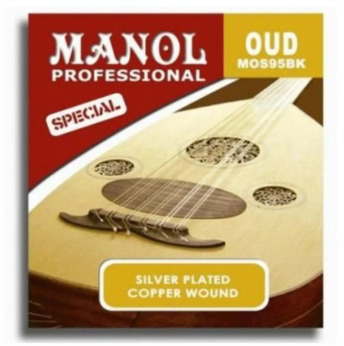 MOS95BK Siyah Ud Teli Takımı Siyah Naylon Geleneksel Tını