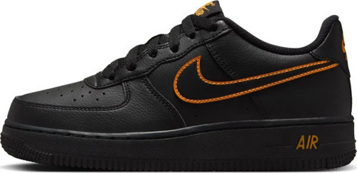 Air Force Unisex Leather Sneaker Hakiki Deri Unisex Günlük Spor Ayakkabı Siyah