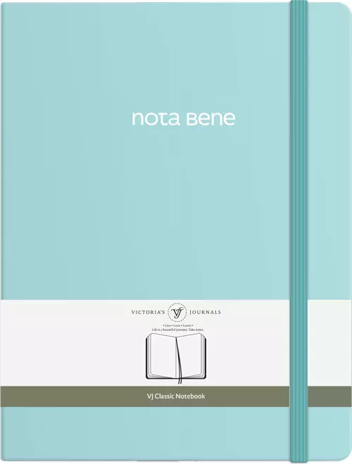 Victoria's Journals Nota Bene Classic Sert Kapak Defter, 19x25 cm, Çizgili