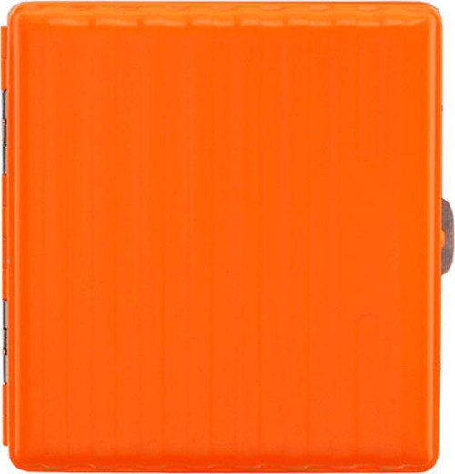 Bavul Desen Metal Kısa Sigara Tabakası 18li Orange