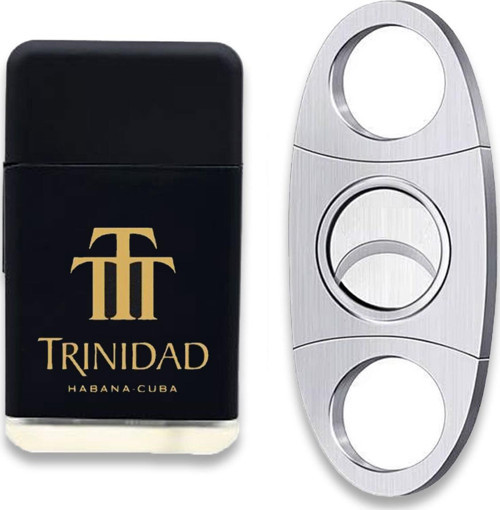 Trinidad Plastik Jet Alev Puro Çakmağı Metal Kesici Seti Siyah
