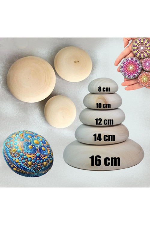 Taş Görünümlü Ahşap 16X16 Cm Dot Için Özel Üretim Ahşaplar