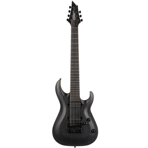 KX707 EVERTUNE OPBKW ELEKTRO GİTAR, 7 TELLİ, OPEN PORE BLACK, ÇANTALI