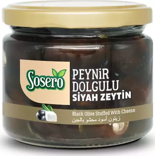 Peynir Dolgulu Siyah Zeytin 290 g ℮