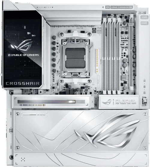 ROG CROSSHAIR X870E GLACIAL AM5 DDR5 8200+(OC) MHz Gaming (Oyuncu) Anakart