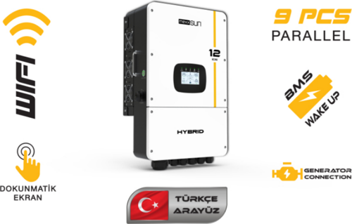 12 KW LV (48V) Hibrit Monofaze İnverter