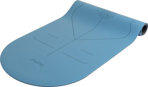 Pu-Rubber Kaydırmaz Kauçuk Yoga Pilates Matı 5mm Mavi