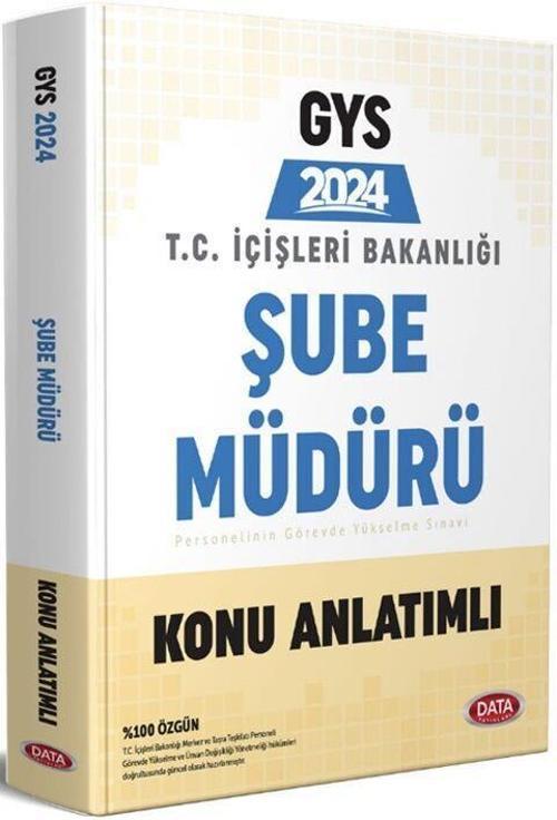 T.C. İçişleri Bakanlığı Şube Müdürü GYS Hazırlık Kitabı