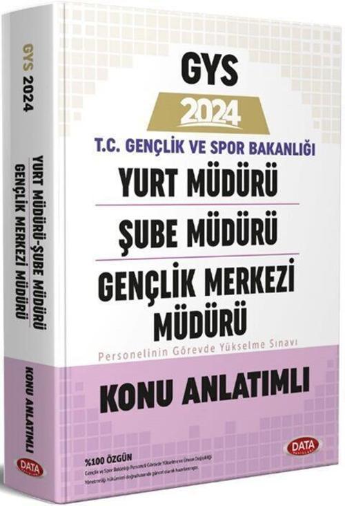 T.C. Gençlik ve Spor Bakanlığı GYS Yurt Şube Gençlik Merkezi Müdürü Hazırlık Kitabı