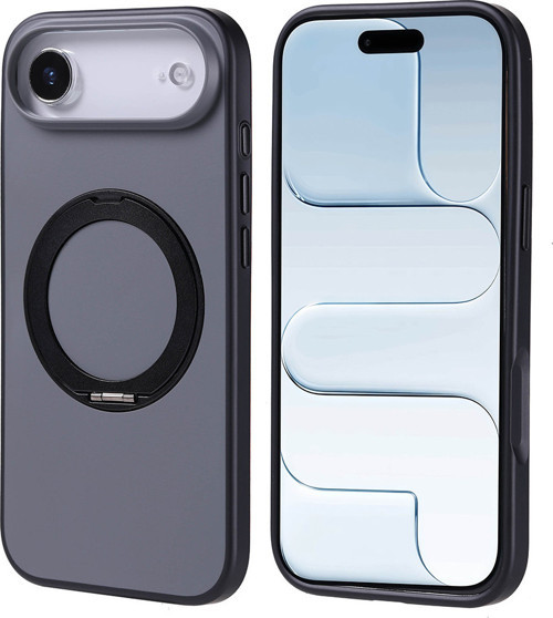 iPhone 17 Air uyumlu Kılıf Proton Silikon M-Safe Şarj Özellikli Standlı