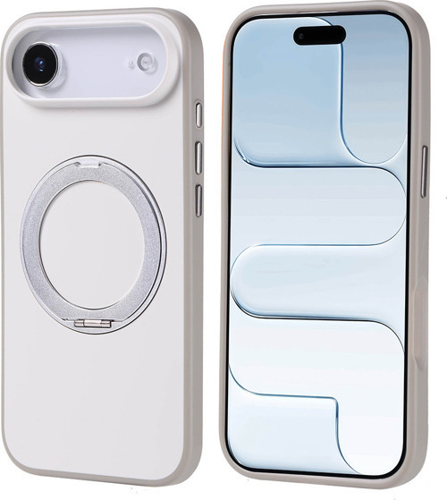 iPhone 17 Air uyumlu Kılıf Proton Silikon M-Safe Şarj Özellikli Standlı
