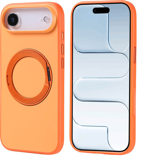 iPhone 17 Air uyumlu Kılıf Proton Silikon M-Safe Şarj Özellikli Standlı