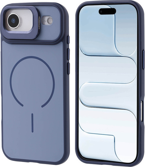 iPhone 17 Air uyumlu Kılıf Notron Kamera Standlı M-Safe Şarj Özellikli