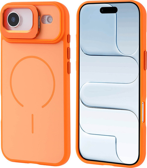 iPhone 17 Air uyumlu Kılıf Notron Kamera Standlı M-Safe Şarj Özellikli