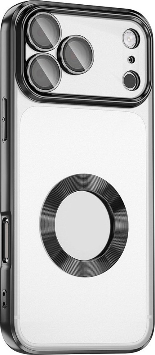 iPhone 17 Pro Max uyumlu Kılıf Logo Gösteren Kamera Korumalı Silikon