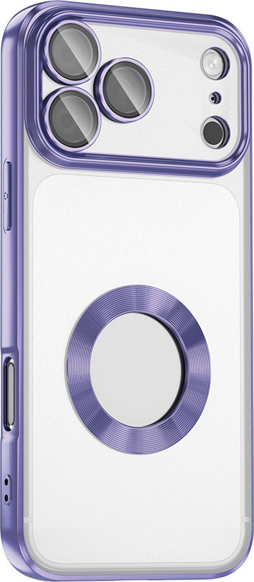 iPhone 17 Pro Max uyumlu Kılıf Logo Gösteren Kamera Korumalı Silikon