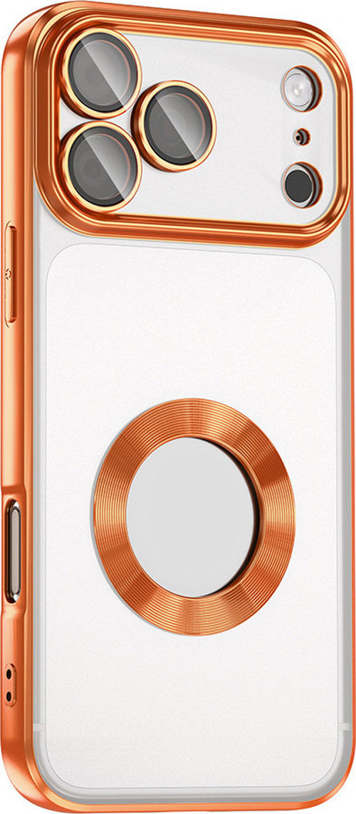 iPhone 17 Pro Max uyumlu Kılıf Logo Gösteren Kamera Korumalı Silikon