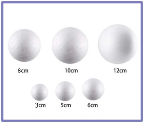 Misyon Köpük Top No:8 cm Tekli - 3 adet