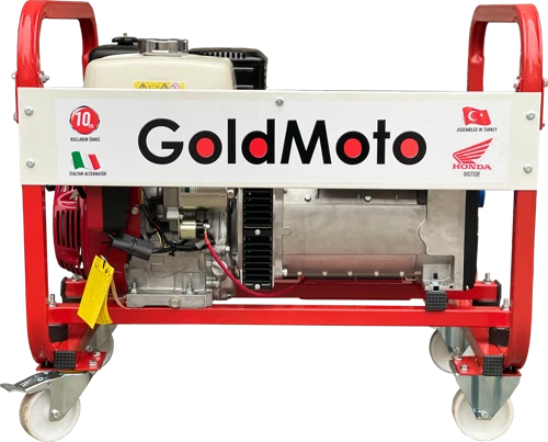 GM9.5BJHE Benzinli Jeneratör 8.2kVA Monofaze Marşlı