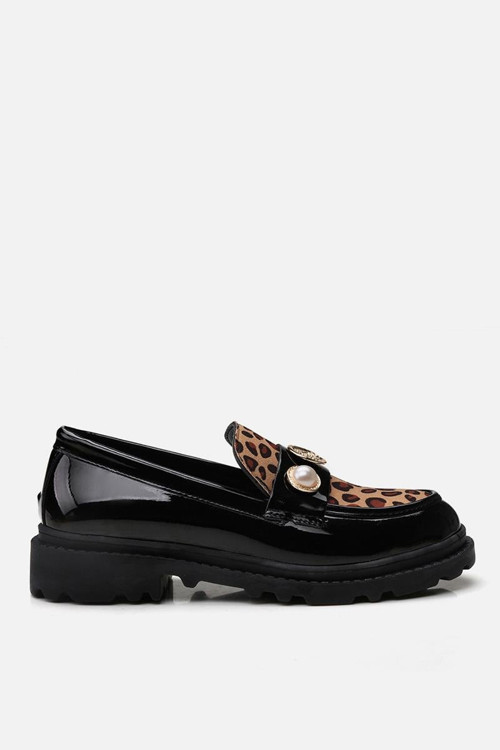 Leopar Kadın Loafer