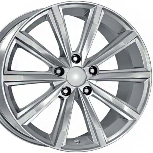18 inç 5x112 Superb Octavia Golf Jetta Passat Uyumlu Gümüş Jant Modeli (4 Adet)