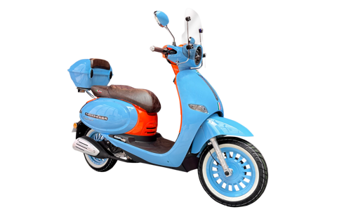 Cappucino 50 cc Euro 5 Motosiklet - Mavi