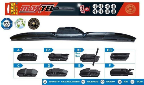 SİLECEK SÜPÜRGESİ UNIVERSAL HYBRID 8 APARAT 17" 430mm