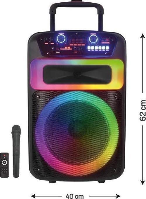 3000 Mah Mikrofonlu Ledli Taşınabilir Bluetooth Hoparlör Bts-81