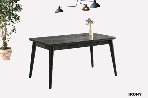 Kelebek Açılır Mdf Masa Mutfak,Salon,Yemek Odası Masası 60x100 cm İrony