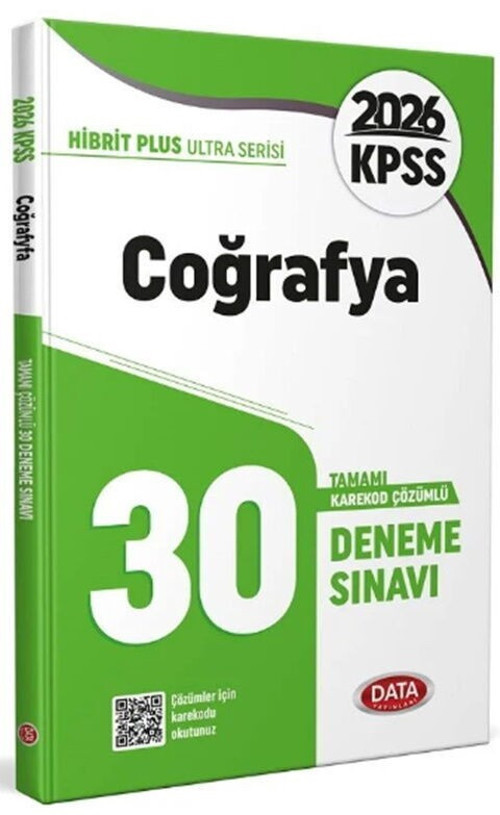 2026 KPSS Coğrafya Ultra 30 Deneme Data Yayınları