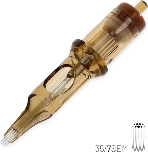 Kwadron 1207 SEMLT 7SEMLT Long Taper Kartuş Dövme İğnesi 20 Adet