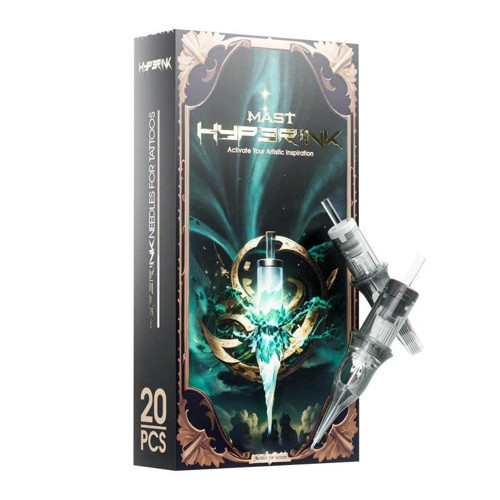 Hyperink 1223 RM-1 23RM Long Taper Kartuş Dövme İğnesi 20 Adet