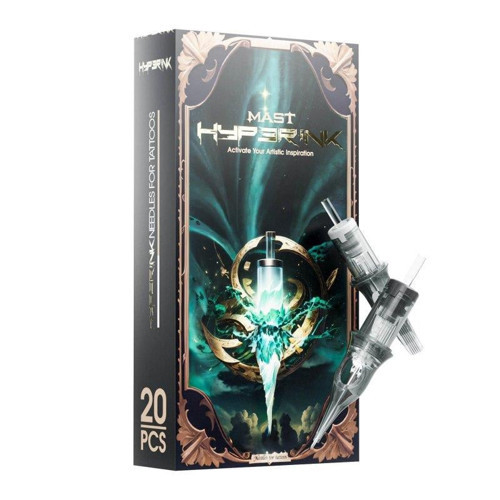 Hyperink 1215 RM-1 15RM Long Taper Kartuş Dövme İğnesi 20 Adet