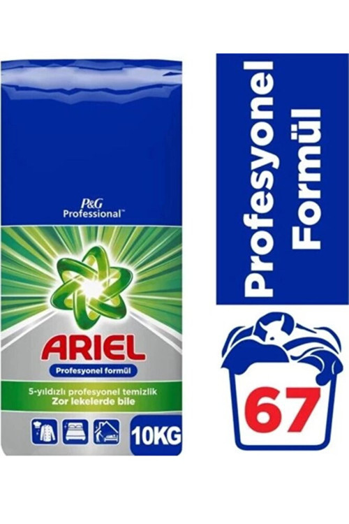 Professional Toz Çamaşır Deterjanı Beyaz Renkler 10kg