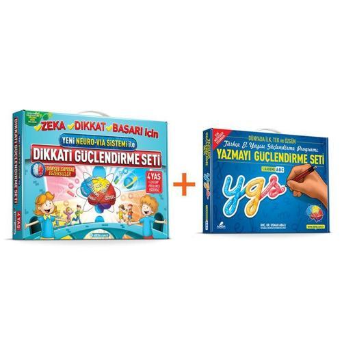 Adeda Dikkati Güçlendirme Seti 4 Yaş + Yazmayı Güçlendirme Seti