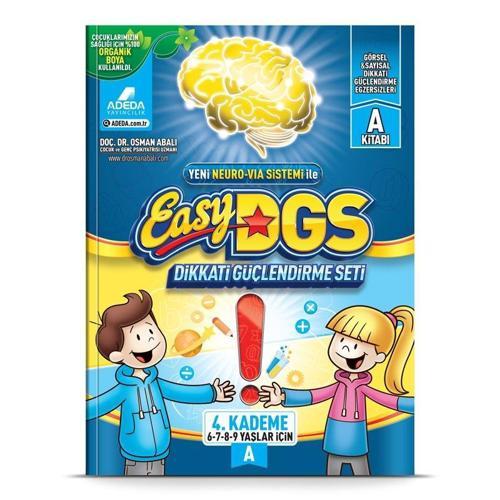 Easy Dikkati Güçlendirme Seti 6-9 Yaş A Kitapçığı - Osman Abalı