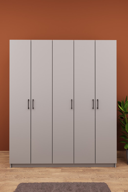 MDF Vestiyer & Portmanto & Ayakkabılık - 150x180x33cm, Askılı, Çok Raflı, Kapaklı V-09