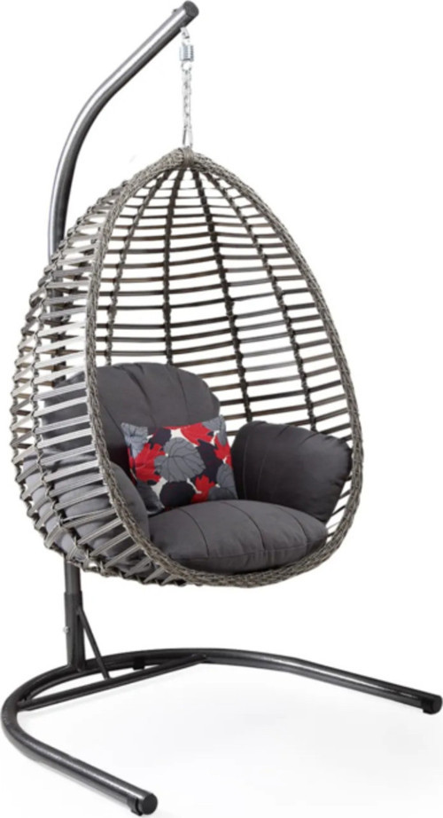 Fındık Rattan Tek Kişilik Salıncak Bahçe Balkon Teras Salıncağı