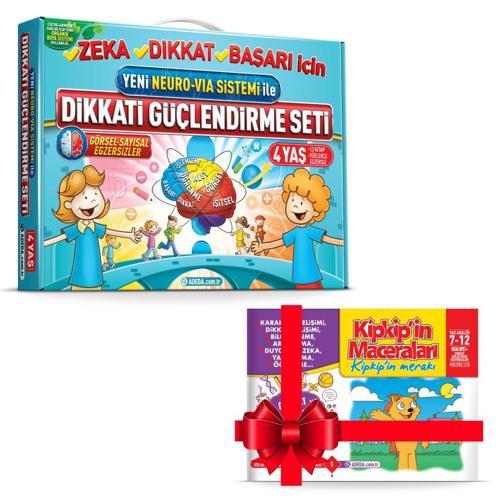 Adeda Dikkati Güçlendirme Seti DGS 4 Yaş - Hikaye Kitabı Hediye 