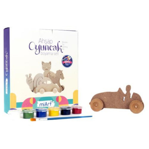 Ahşap Oyuncak Boyama Seti