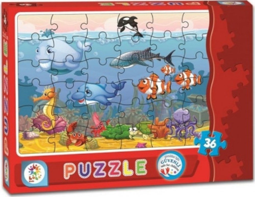 Denizaltı 36 Parça Kutu Puzzle LC7140