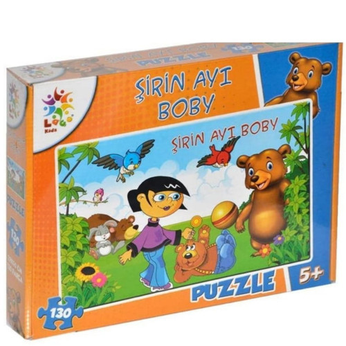 Şirin Ayı BOBY Puzzle Oyunu 27x40 cm 130 Parça LC13006