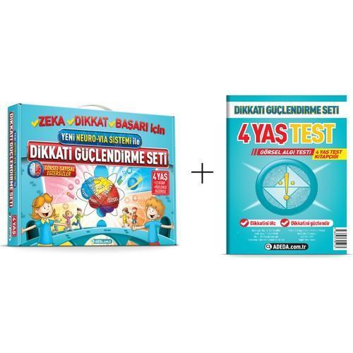 Dikkati Güçlendirme Seti 4 Yaş + Görsel Dikkat Testi