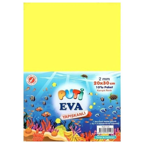 Yapışkanlı Eva 10lu 1123