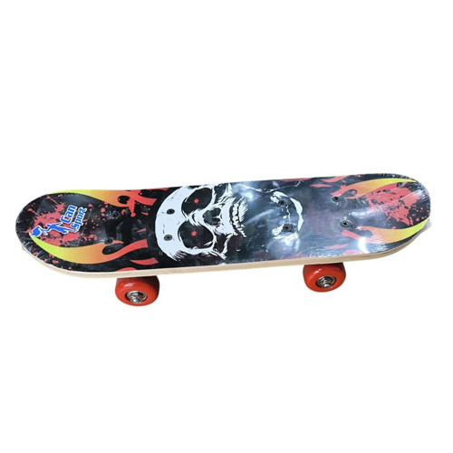 44 Cm Desenli Küçük Kaykay BSK-1705-Siyah