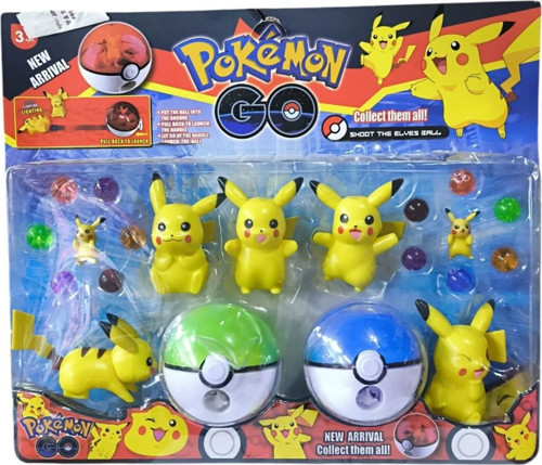Ethell Oyuncak Kartela Pokemon Seti T0309