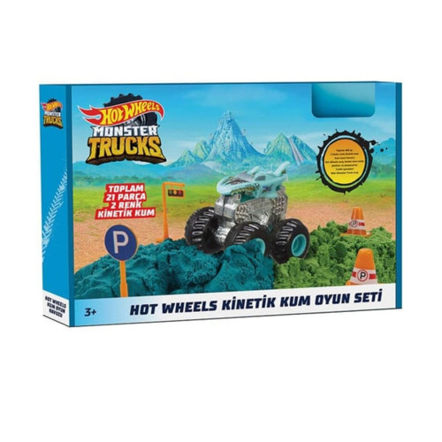 Hot Wheels Monster Trucks Kınetik Kum Oyun Seti HHJ36