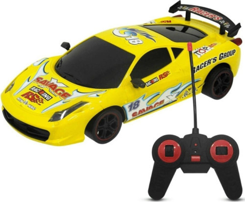 Uzaktan Kumandalı Şarjlı Racing Süper Car Spor Araba Toy-10-Sarı